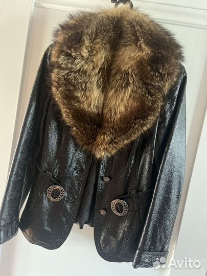 Кожаная куртка женская