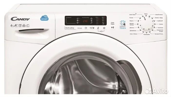 Стиральная машина candy. Узкая 34 см. 6 кг. Новая