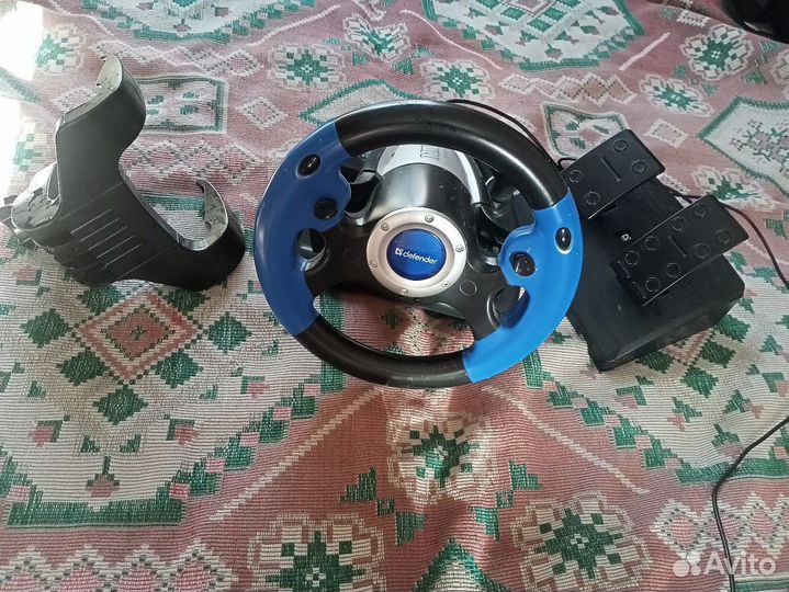 Руль игровой Defender Challenge Turbo GT