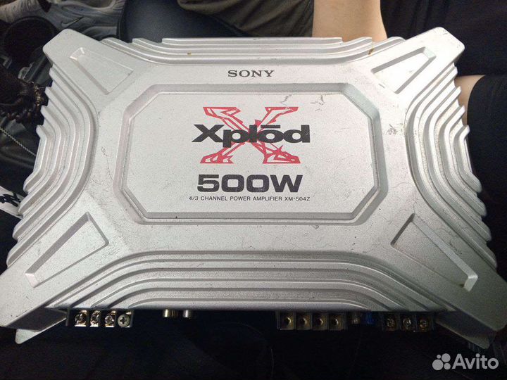 Усилитель sony500W 4/3четырёх канальный бу