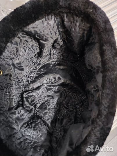 Шапка из мутона зимняя женская