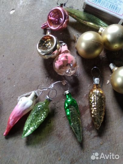 Новогодние ёлочные мини-игрушки