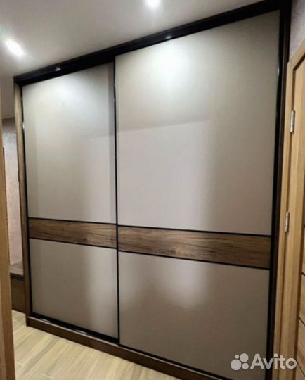 Узкий шкаф-купе 2х дверный