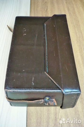 Ретро Кожаный Кофр для фотокинотехники СССР 60-х г