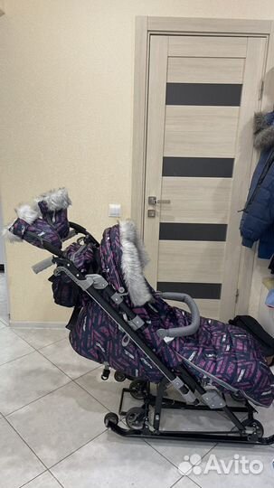 Санки коляска ника 7 8