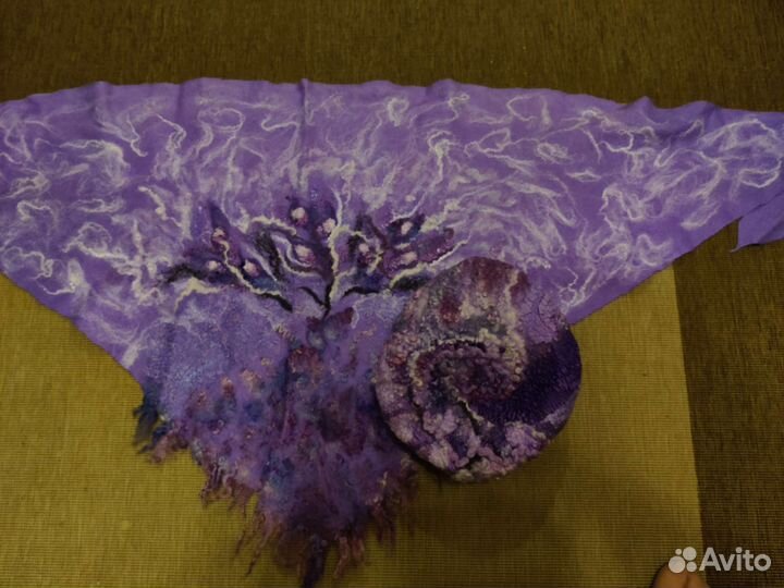 Берет и бактус с варежками