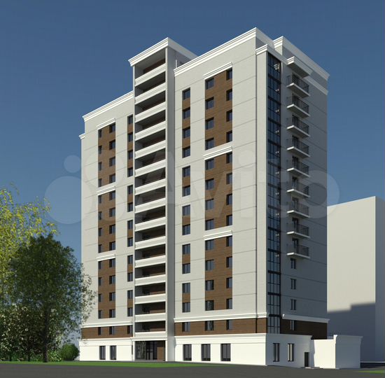 3-к. квартира, 71,4 м², 3/15 эт.