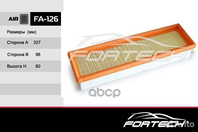 Фильтр возд.renault: Logan 2012 (12) FA126 For