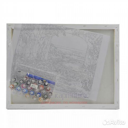 Картина по номерам 40x50 Девушка в желтом на фоне