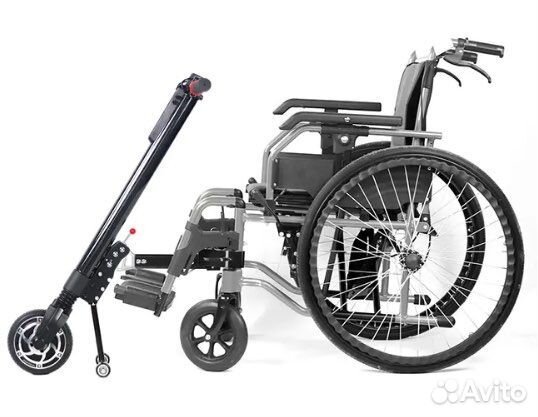 Электрическая приставка для инвалидной коляски