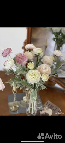 Цветы ранункулюсы интерьерные(как живые)