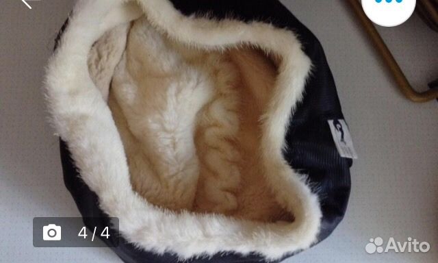Берет из норки мягкий ivory новый