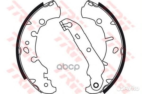 Колодки тормозные барабанные зад GS8742 TRW