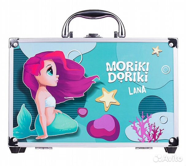 Десткий набор,косметика в кейсе moriki doriki