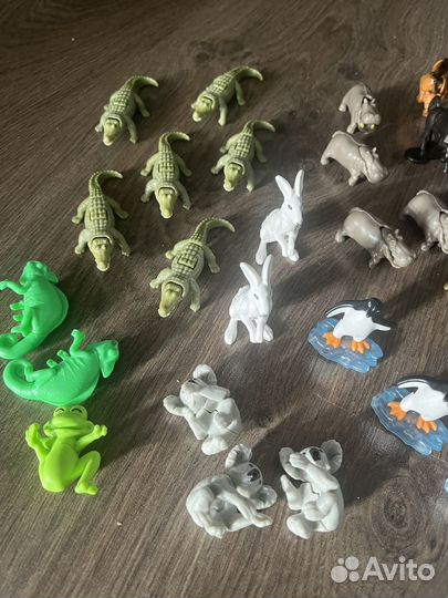 Игрушки из киндера серия животные