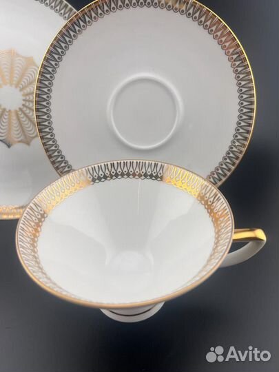 Чайное трио фарфор Winterling Roslau Bavaria