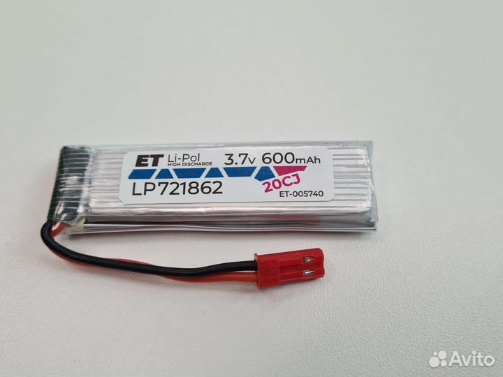 Аккумулятор ET LP721862-20CJ 3.7В, 600мАч, Li-Pol