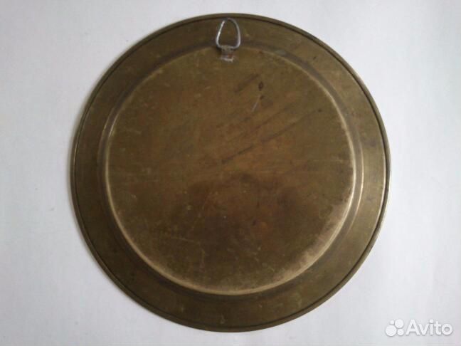 Декоративная тарелка, латунь, Сирия, 1970-е гг