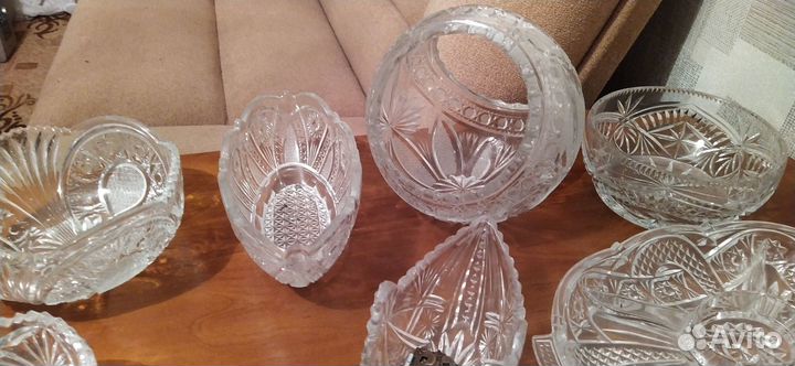 Вазы хрустальные СССР
