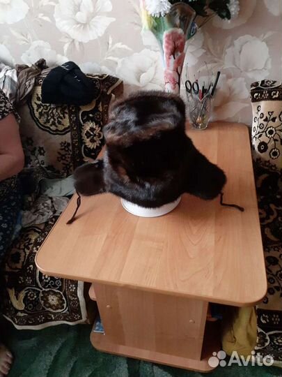 Норковая шапка мужская