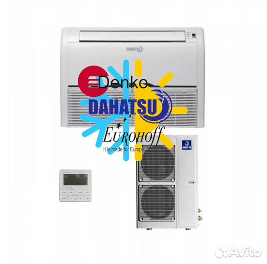 Напольно-Потолочный тип Кондиционера на 55 м2