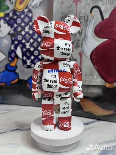 Игрушка Bearbrick Coca-Cola 28см