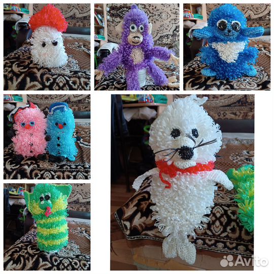 Мочалки игрушки