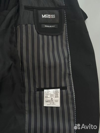 Пиджак мужской черный