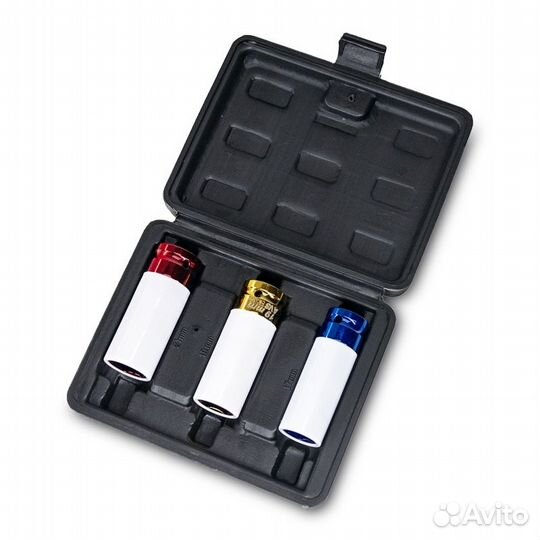 Набор головок торцевых ударных колесных 1/2