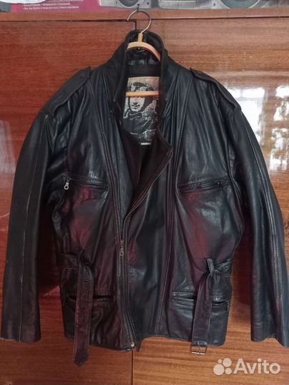 Кожаная куртка мужская