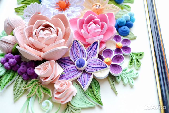 Картины из бумаги в технике квиллинг