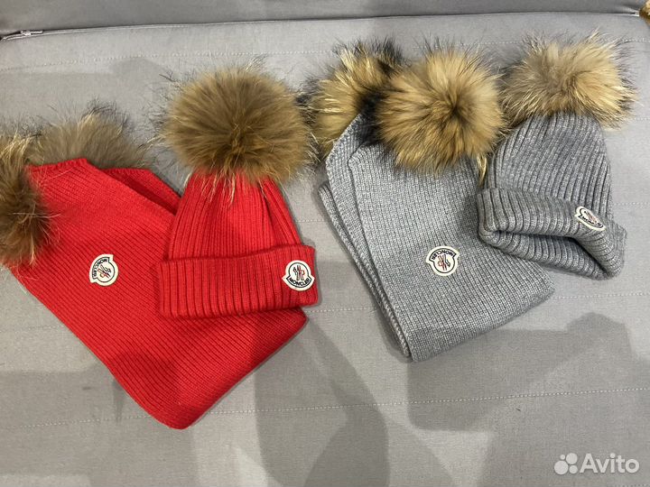 Комплект шапка и шарф Moncler