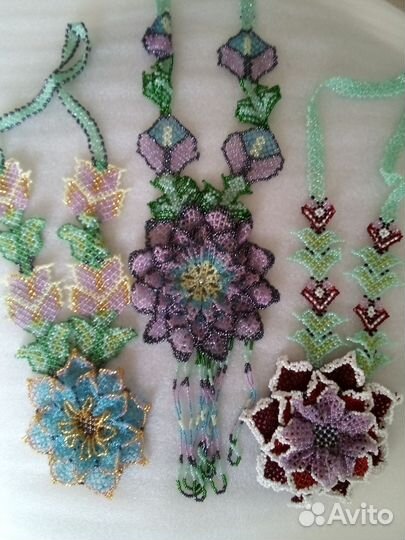 Гердан из бисера