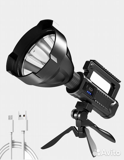 Мощный фонарь прожектор