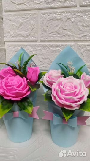 Мыльные букеты