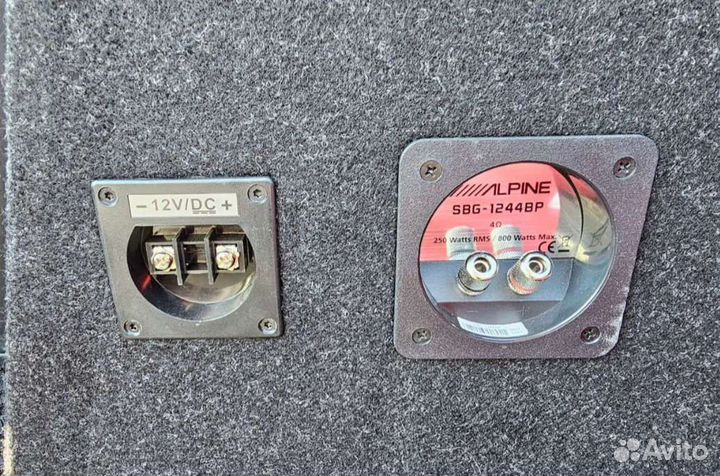 Сабвуфер sbg 1244bp+ усилитель kicx и конденсатор