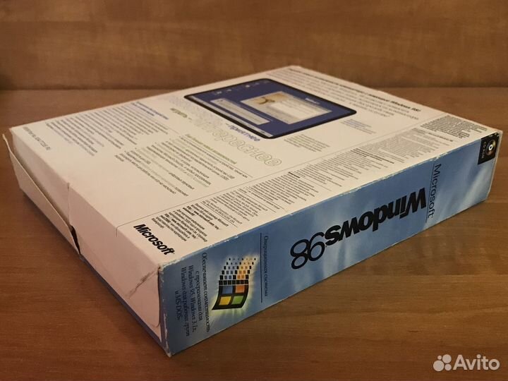 Коробка Windows 98 второе издание
