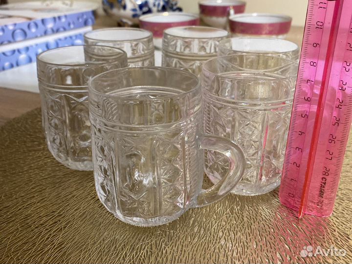 Кружка рюмка хрусталь раритет