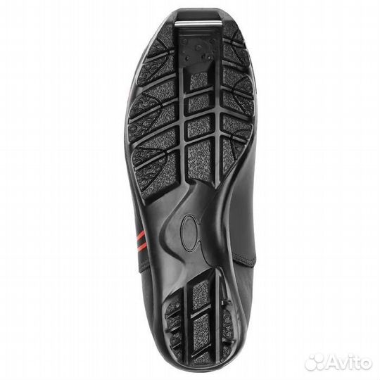 Ботинки лыжные на шнурках trek Level2 черный (лого