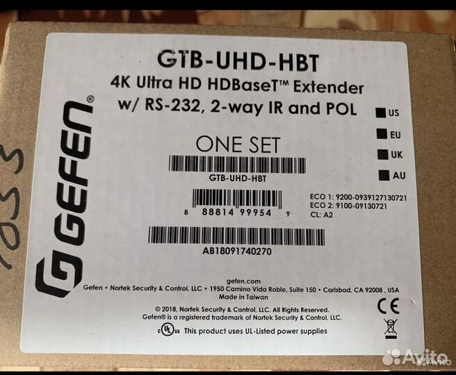 Удлинитель Gefen 4K Ultra hdbaset (комплект)