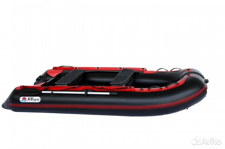 Лодка Smarine strong 365 лодка броня (черная)