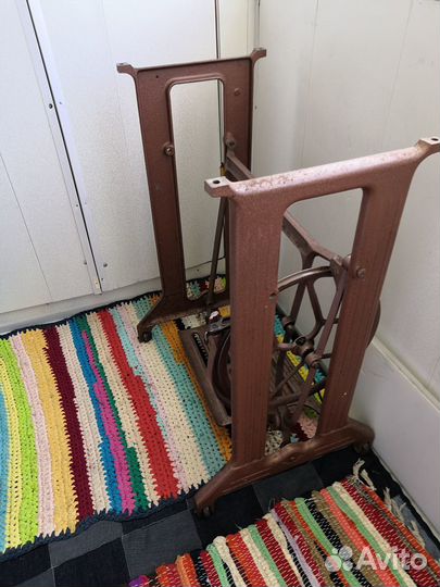 Чугунная станина от швейной машинки под мангал