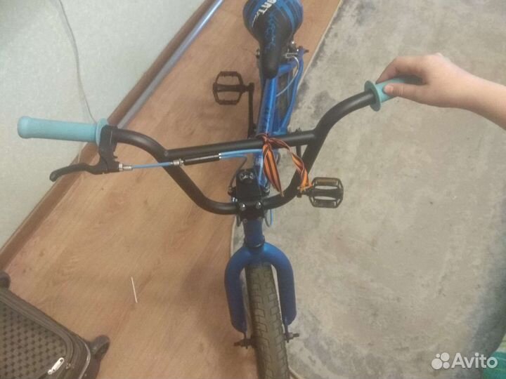 Трюковой велосипед bmx (синий)