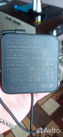 Блок питания для ноут. Asus 19V-4.74A неисправен