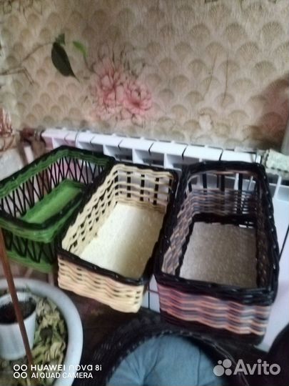 Корзинка плетенная для хранения специй и приправ