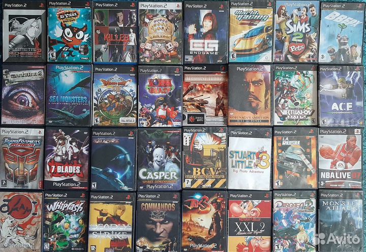 Игры на sony playstation 2 диски