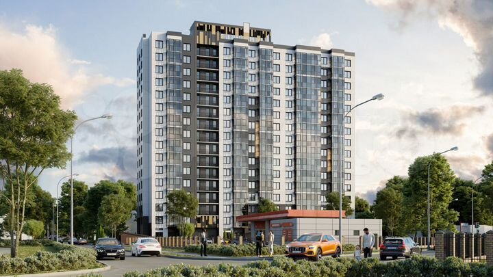 2-к. квартира, 66,9 м², 8/16 эт.