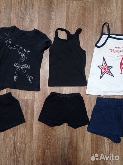Футболка шорты гимнатика 104 110