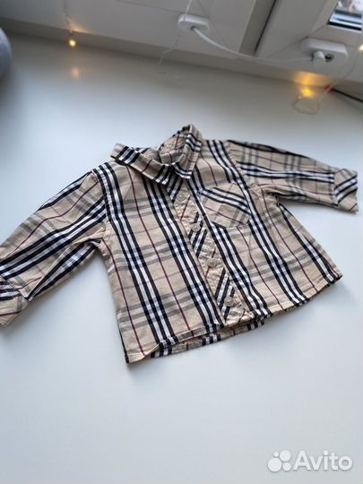 Burberry рубашка для малыша