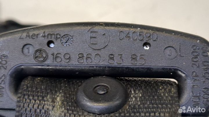 Ремень безопасности Mercedes B W245, 2008